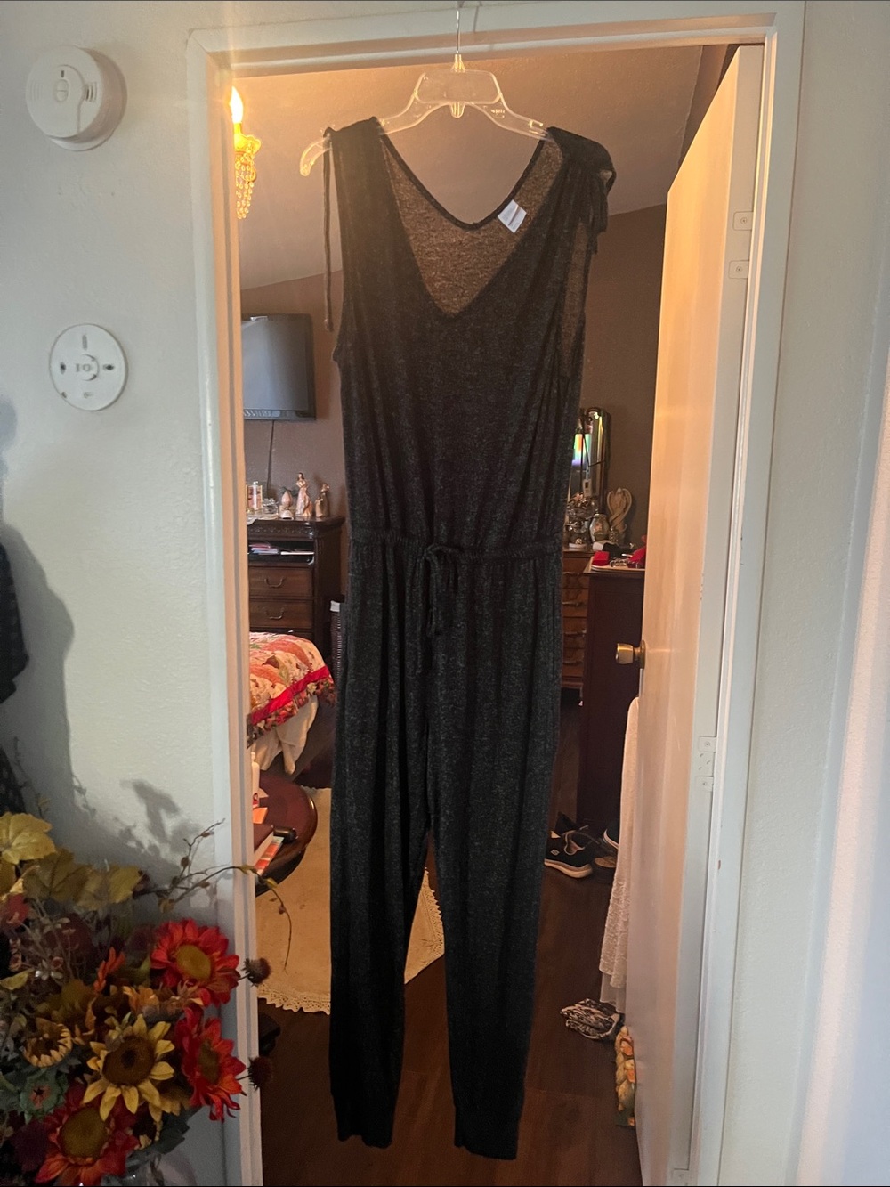 stars above Black Sparkle Jumpsuit